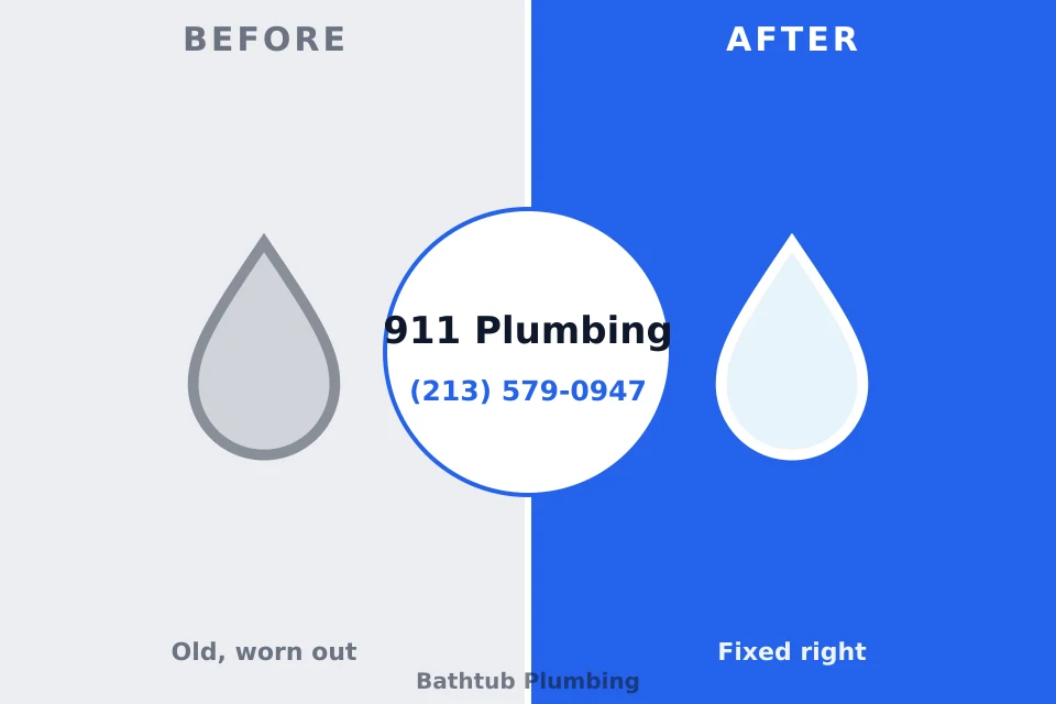 Before and after: plumbing repair Brooklyn Park, MD
